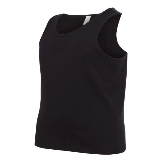 BELLA + CANVAS&reg; Jersey Tank For Youth - 3480Y Black {6}