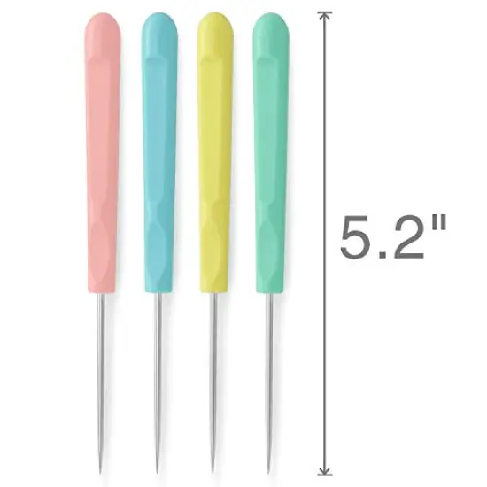 4 Pieces Sugar Stir Needle Scriber Needle Cookie Decorating Supplies Tool 5.2 Inches {1}