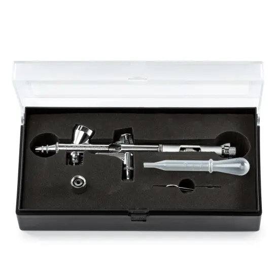 PointZero Precision Dual-Action 2cc Gravity-feed Airbrush MAC Crown Cap .2mm {4}