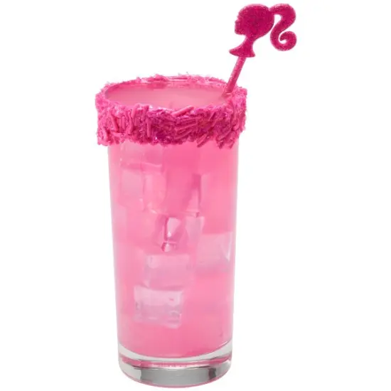 Barbie&trade; B and Silhouette Cake Decoration Skewer, 3pcs {6}