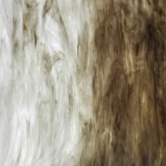 Wissmach Stained Glass Sheet and Mosaic Glass: Dark Gray and Brown Swirled, Dense Opal {2}