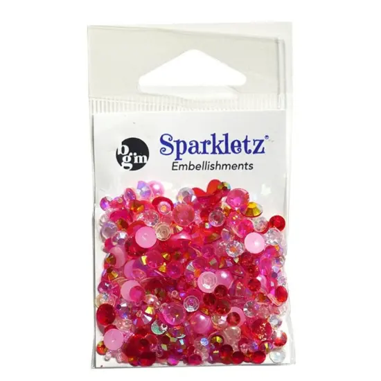 Buttons Galore Sparkletz DIY Craft Embellishments 30 Grams - 3 Packs - Just Friends {2}