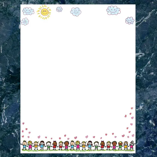 Great Papers! Making Friends Stationery Letterhead, Invitations and Announcements, Printer Friendly, 8.5"x11", 80 Pack {3}