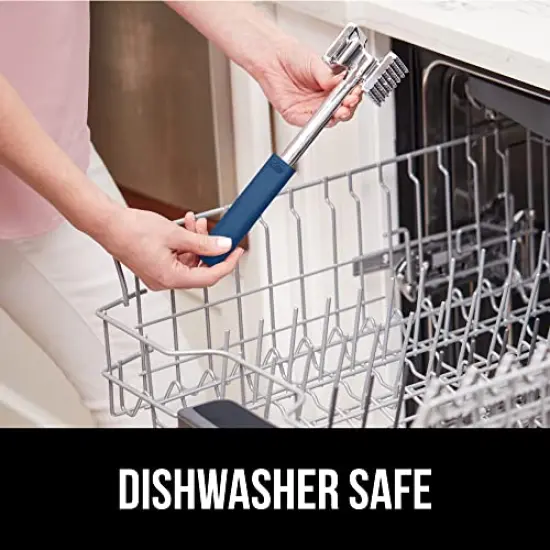 Heavy Duty Meat Tenderizer Hammer, Dual Side Kitchen Mallet, Comfortable Grip Handle, Maximize Food Flavor, Spiked Side Tenderizes, Smooth Flattens Steak, Beef, Commercial Grade, Black {4}