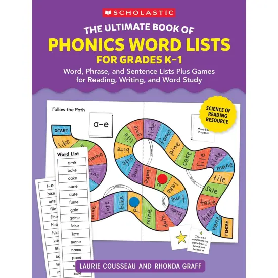 The Ultimate Book of Phonics Word Lists: Grades K-1 {1}