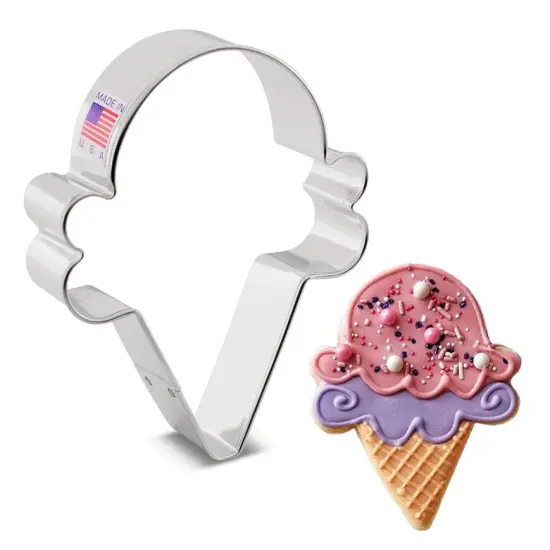 Ann Clark Ice Cream Cone Cookie Cutter {1}