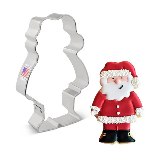 Ann Clark Cute Santa Cookie Cutter full body 4 1/2" {1}