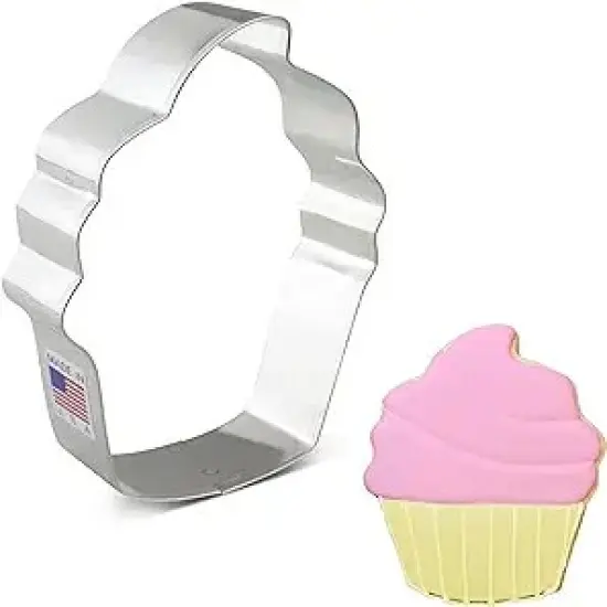 Ann Clark Cupcake Cookie Cutter, 4" {1}