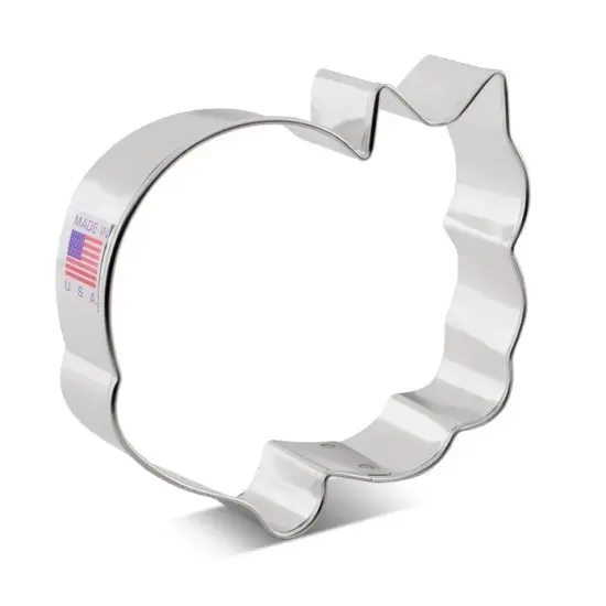 Ann Clark Cat Sleepy Sweet Loaf Cookie Cutter, 3.75" {2}