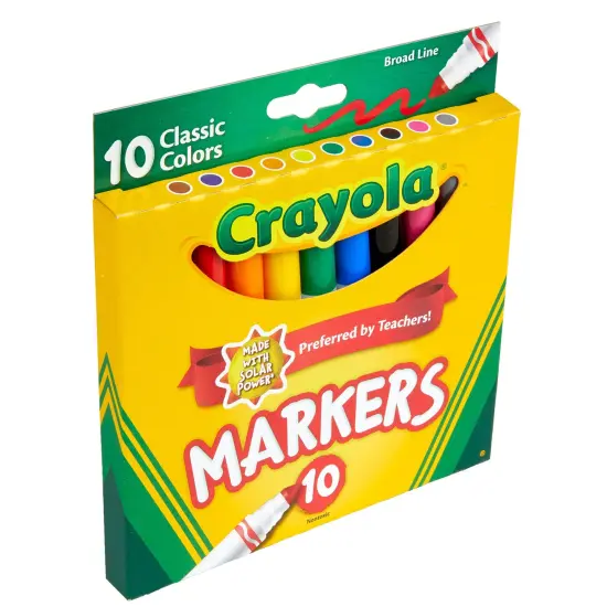 Crayola Broad Line Markers-Classic Colors 10/Pkg {2}