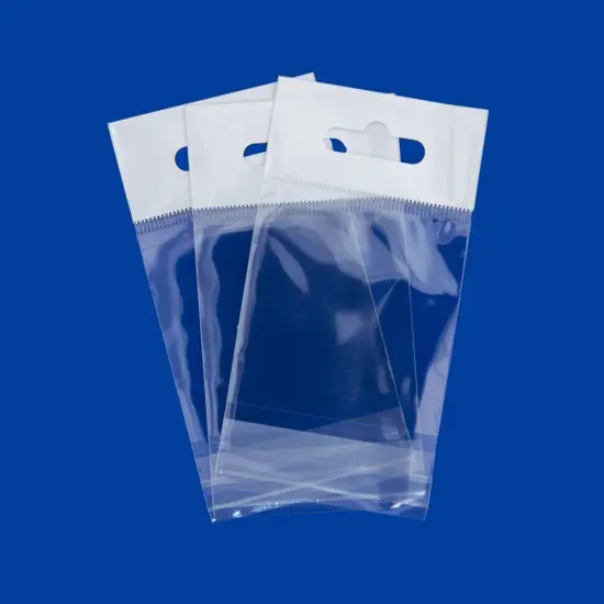 Resealable Polypropylene Bags with Hanging Header 2x2" (Package of 100) {2}