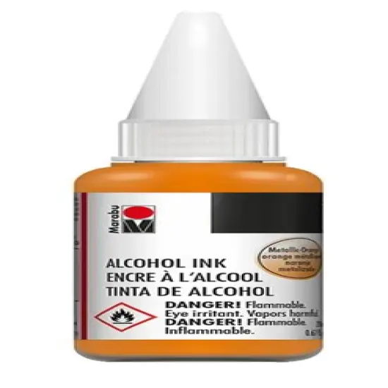 Marabu Metallic Orange Alcohol Ink {1}