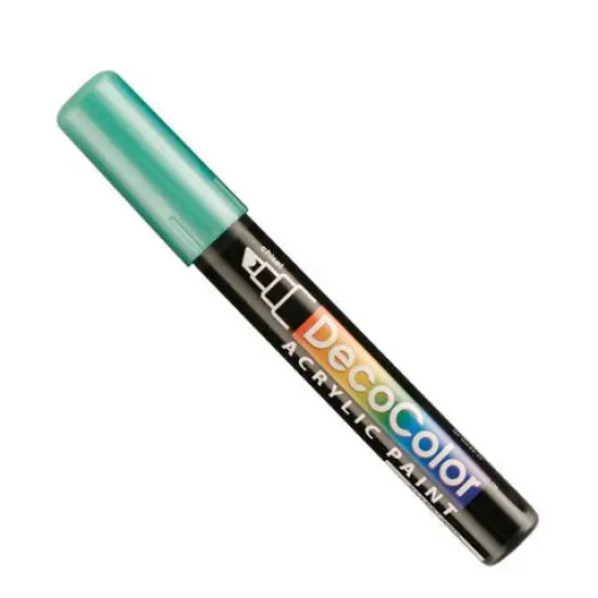 DecoColor Metallic Green Acrylic Paint Marker {1}