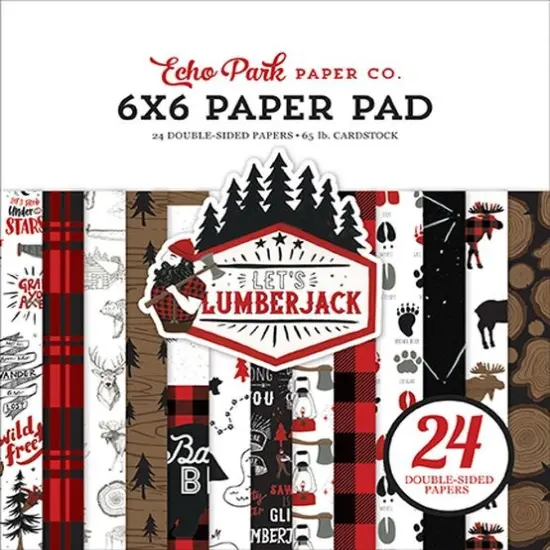 Echo Park Let's Lumberjack 6x6 Paper Pad {1}