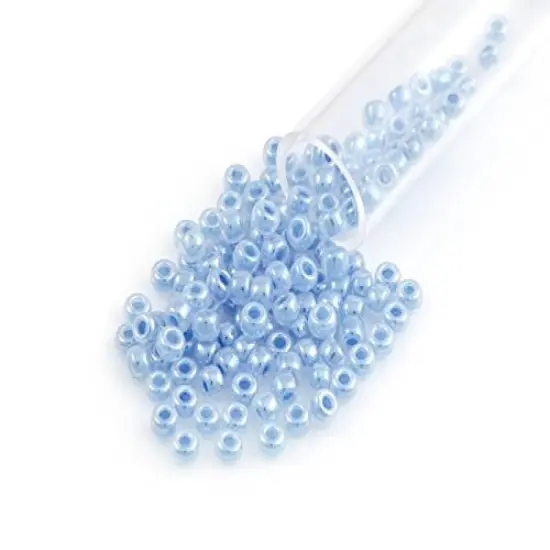 Miyuki Round Rocaille Seed Bead 8/0 Ceylon Periwinkle Blue {2}