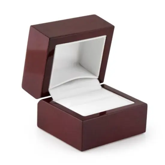 Ring Box Rosewood Veneer {1}