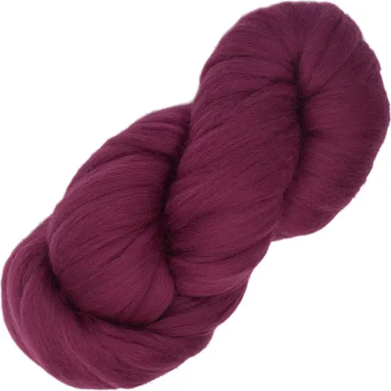 LEARN TO SPIN YARN - Beginner's Spinning Kit with Drop Spindle and Merino Pencil Roving. Choose your color. Wine {2}