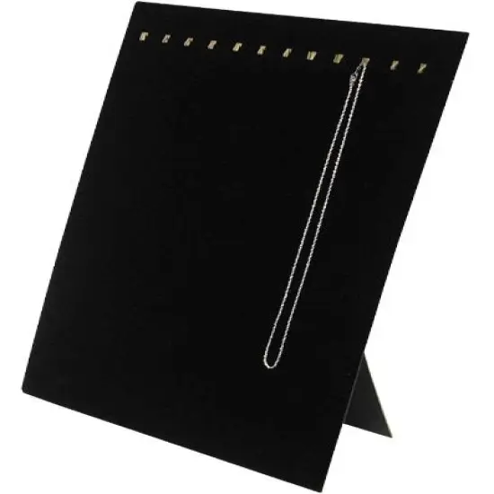 Chain Board 12 Hooks Black Velvet {1}