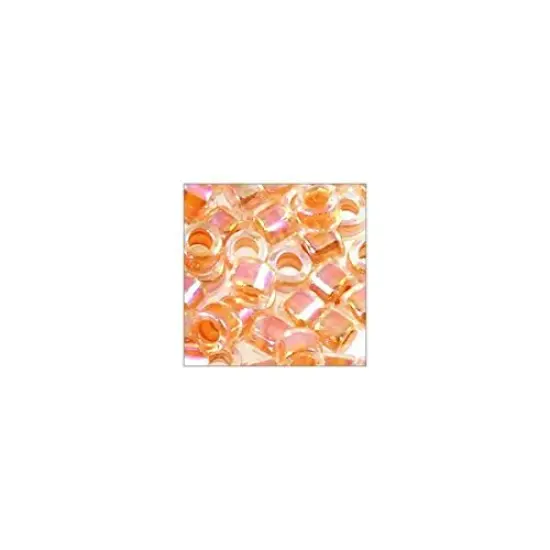 Miyuki Delica Seed Bead 11/0 Transparent Peach AB {5}