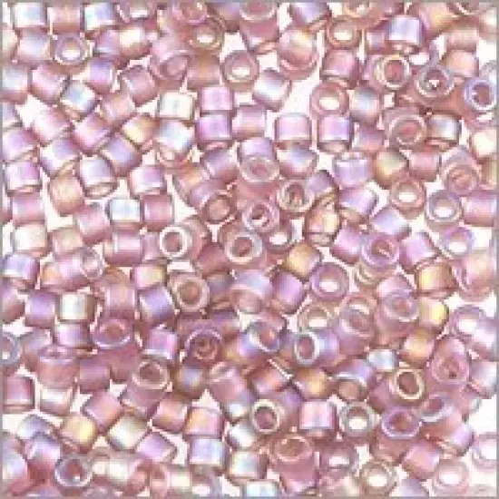 Miyuki Delica Seed Bead 11/0 Matte Transparent Lilac AB {2}