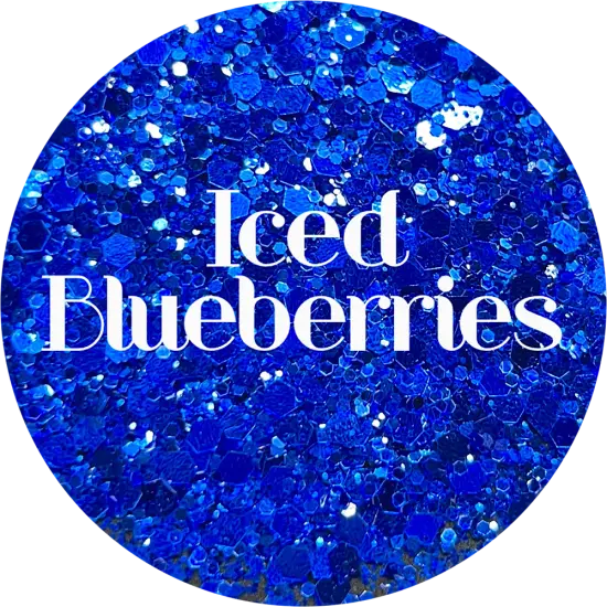 Polyester Glitter - Iced Blueberries by Glitter Heart Co.™ {1}