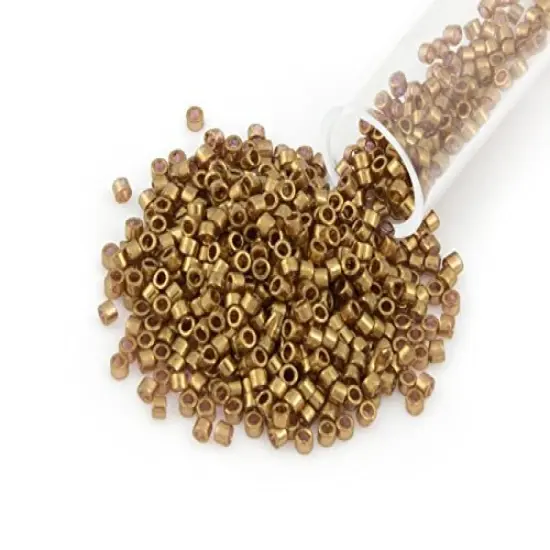 Miyuki Delica Seed Bead 11/0 Gold Luster Light Topaz {4}