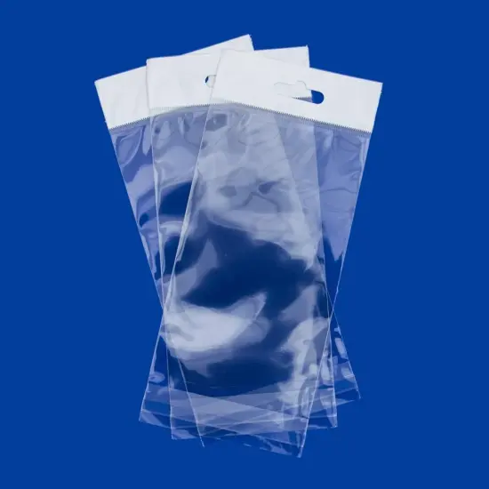 Resealable Polypropylene Bags with Hanging Header 3x5" (Package of 100) {2}