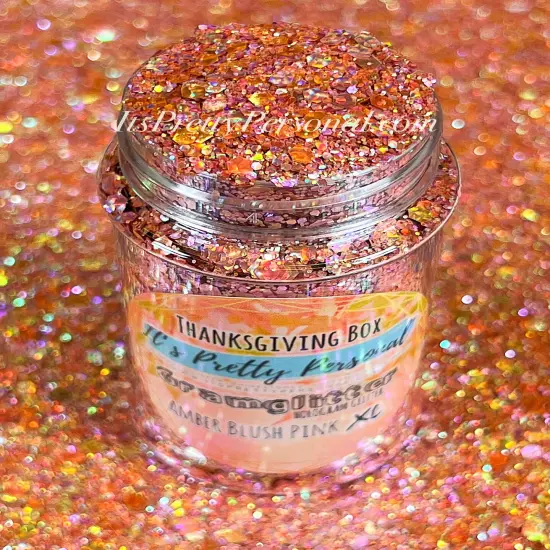 "Amber Blush Pink XL"- Gramglitter (HOLOGRAM) {1}