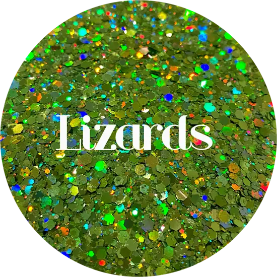 Polyester Glitter - Lizards by Glitter Heart Co.&trade; {1}