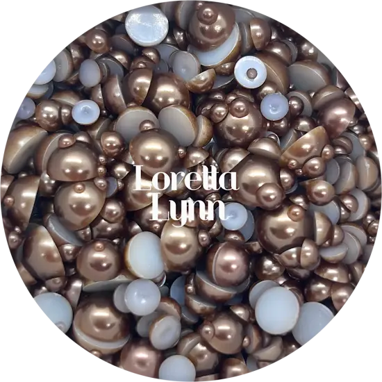 Flatback Resin Pearl Mix - Loretta Lynn by Glitter Heart Co.™ {1}