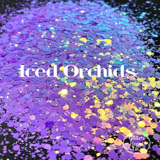 Polyester Glitter - Iced Orchids by Glitter Heart Co.&trade; {3}