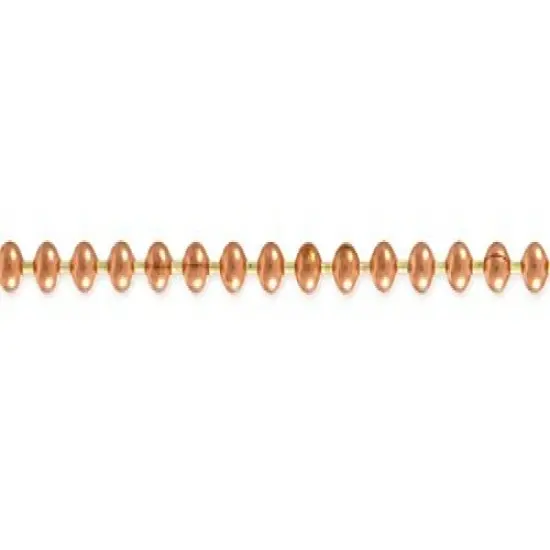 Ball Chain 2mm Copper (Priced Per Foot) - {1}