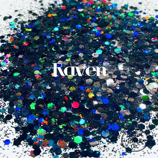 Polyester Glitter - Raven by Glitter Heart Co.&trade; {3}