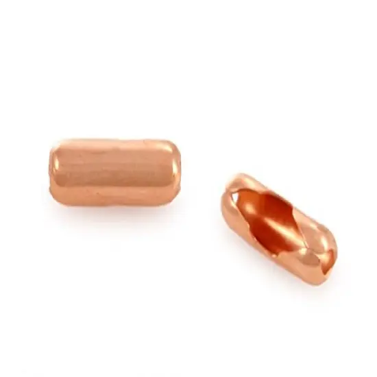 2mm Ball Chain Connectors Copper (Package of 12) {1}