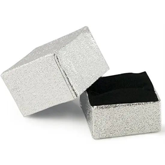 Square Ring Box - Silver (Case of 100) {1}