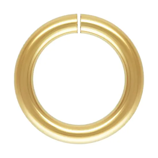 5.0mm 14k Yellow Gold Jump Ring {1}