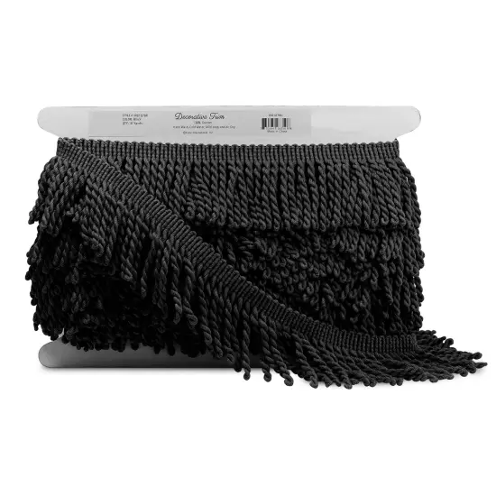 5 Yards of 3" Cotton Bullion Fringe Trim | 5 yard cut White {3}