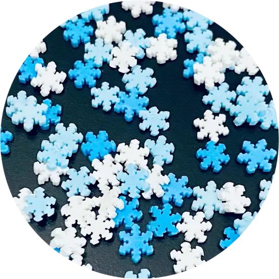 Fake Sprinkles - Snowflake Sprinkles by Glitter Heart Co.&trade; {1}