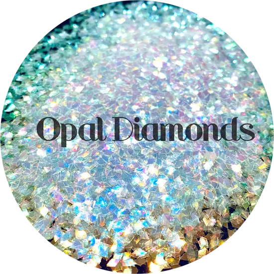 Polyester Glitter - Opal Diamonds Glitter Shape by Glitter Heart Co.&trade; {1}