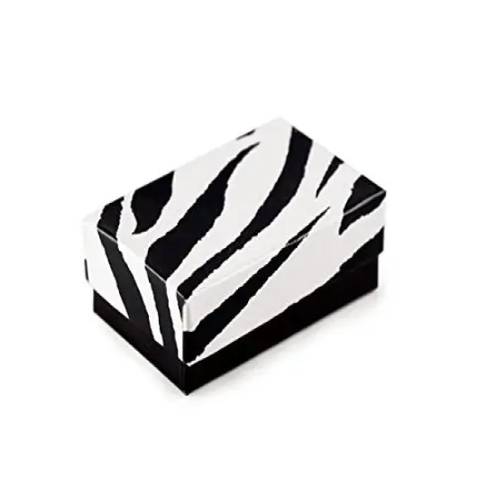 Zebra Print Jewelry Box #21 (Case of 100) {1}