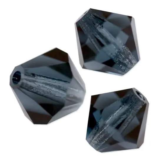 Preciosa Crystal Bicone Bead 4mm Montana (Package of 50) {1}