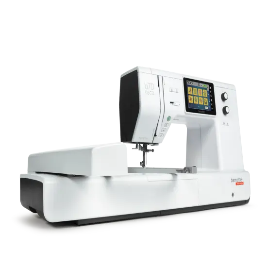 Bernette b70 DECO Embroidery Machine 10x6 With Snap Hoop Bundle {4}