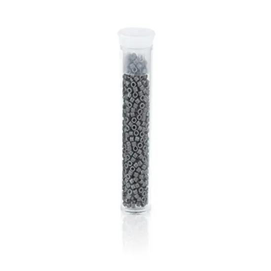 Miyuki Delica Seed Bead 11/0 Dark Grey Luster Opaque {3}