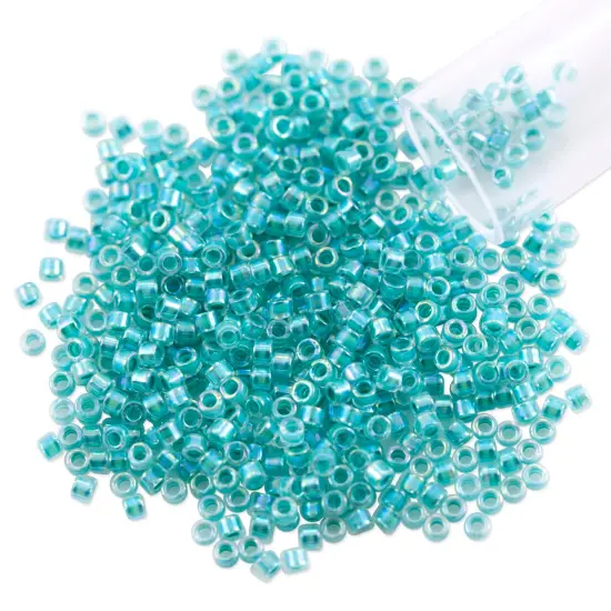 Miyuki Delica Seed Bead 11/0 Transparent Seafoam Green {1}