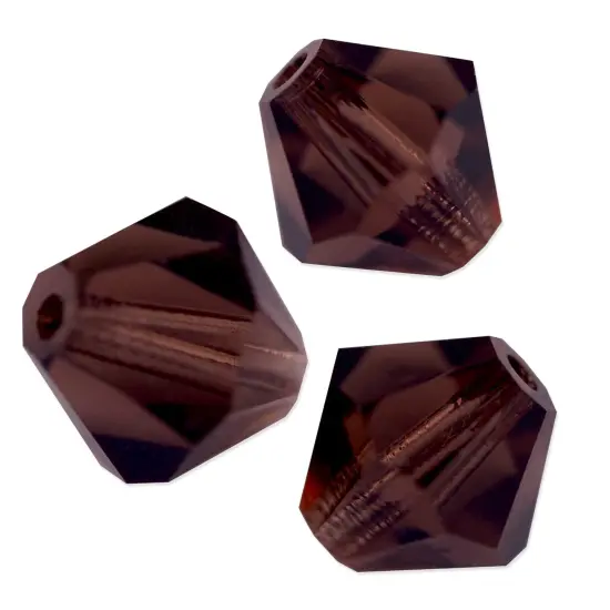 Preciosa Crystal Bicone Bead 4mm Burgundy (Package of 50) {1}
