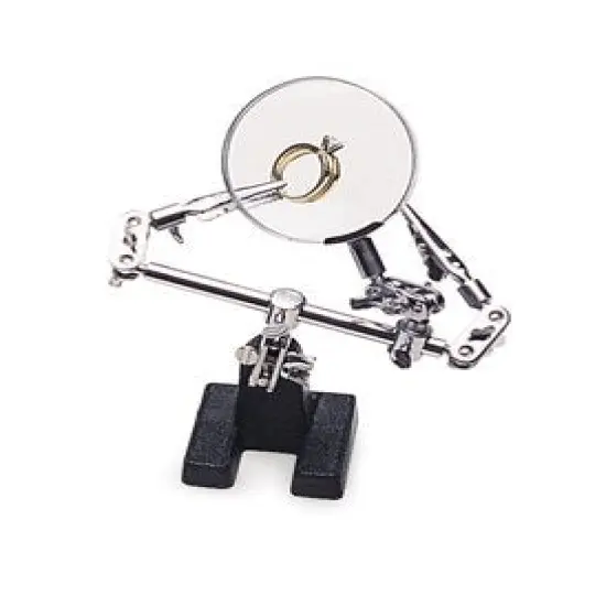 Double Third Hand with Clips and Magnifier | HOL-163.00 {1}