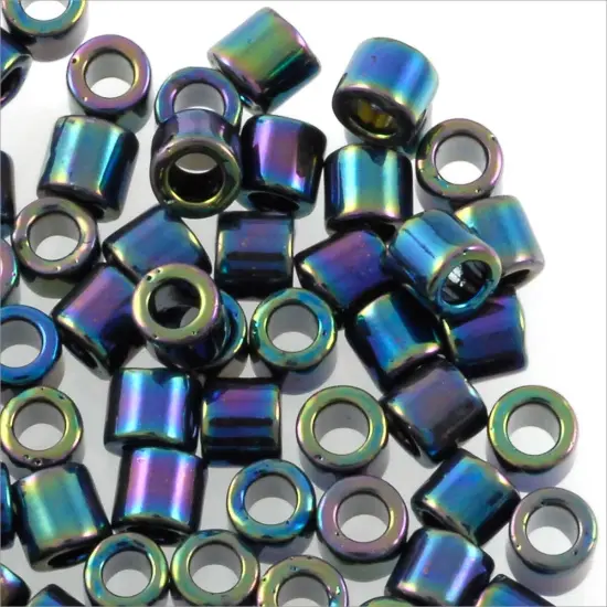 Miyuki Delica Seed Bead 8/0 Iris Black {3}