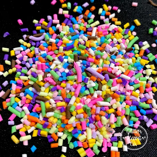 Polyester Glitter - Unicorn Poop Fake Sprinkles by Glitter Heart Co.&trade; {2}