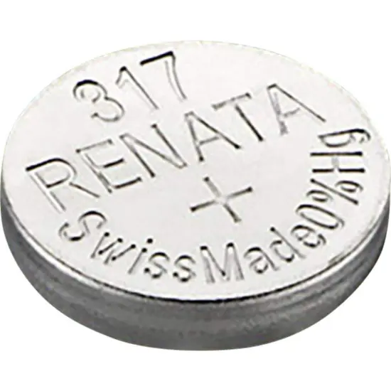 RENATA Button Cell Silver Oxide Type 317 SR516SW, SR62, SR516, V317, D [Baby Product] {1}