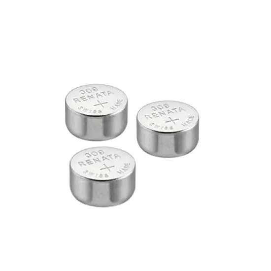 Renata 309 Single Watch Battery Swiss Made Silver Oxide 1.5 V (3 Batteries, 309 or SR754SW) {1}
